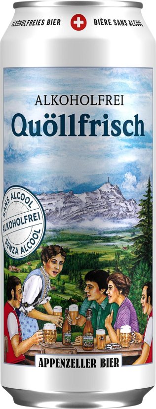 Appenzeller Quöllfrisch alkoholfrei Dose 50 24/050 Kar