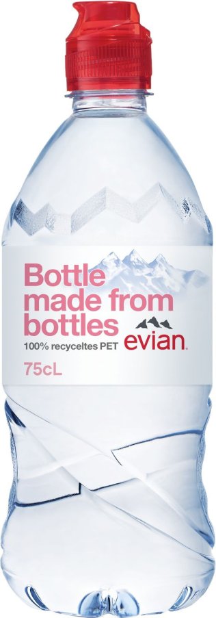 Evian PET Sportcap 75 06/075 Shr