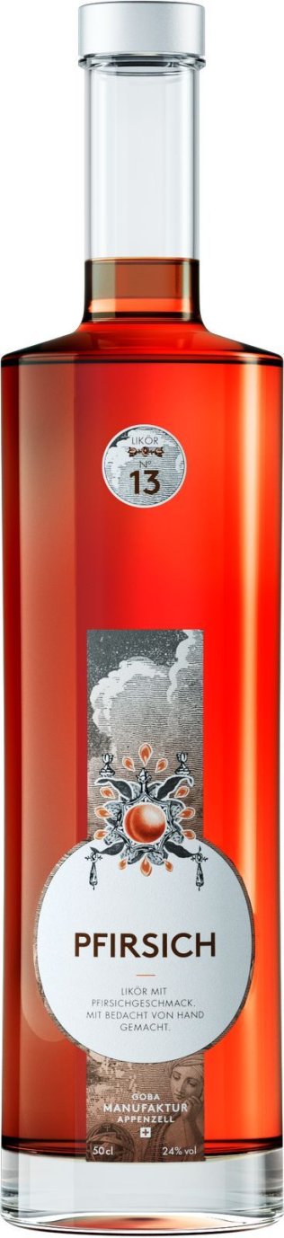 GOBA Spirits Pfirsich Likör Nr. 13 01/050 Kar
