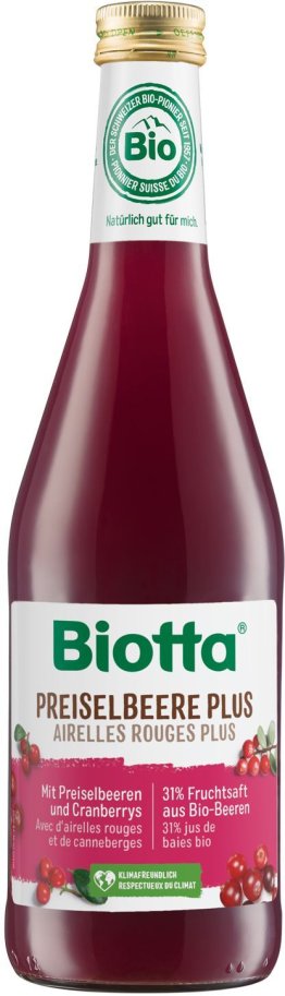 Biotta Preiselbeersaft 06/050 Kar