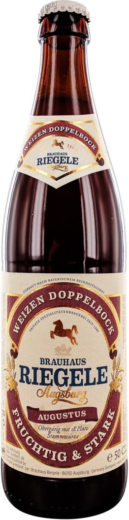 Riegele Weizen Doppelbock AUGUSTUS 20/050 Har