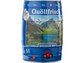 Appenzeller Quöllfrisch hell Partyfass 5lt 05Lt Party